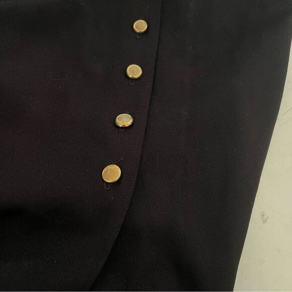 SL FASHIONS Vintage Black Dress Gold Embellished Plus Size 22W VINTAGE - Picture 7 of 10